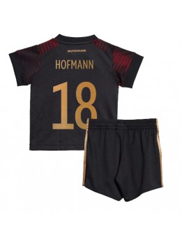Deutschland Jonas Hofmann #18 Auswärts Trikotsatz für Kinder WM 2022 Kurzarm (+ Kurze Hosen)